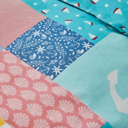 Постельное белье Nautica Home - Patch ранфорс подростковый, , 4