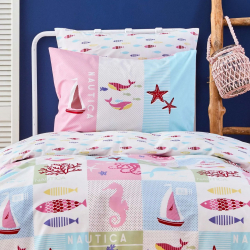 Постельное белье Nautica Home - Marine ранфорс подростковый, , 3