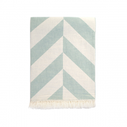 Плед-накидка Barine - Fishbone Throw Sage 130*180, , 2