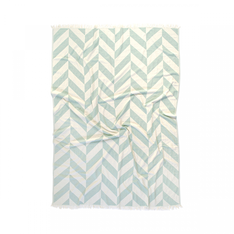 Плед-накидка Barine - Fishbone Throw Sage 130*180