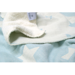 Плед микроплюш Barine - Star Patchwork throw mint ментоловый 130*170, , 4