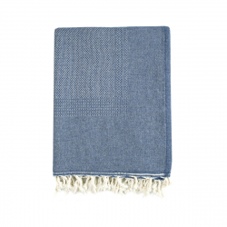 Плед-накидка Barine - Tan Throw denim синий 125*180, , 3