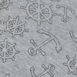 Покрывало с наволочками Nautica Home - Doris a.gri светло-серый 230*240, , 5