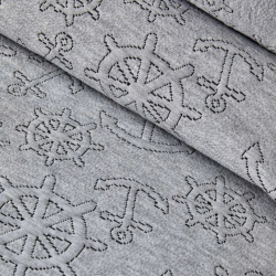 Покрывало с наволочками Nautica Home - Doris a.gri светло-серый 230*240, , 6