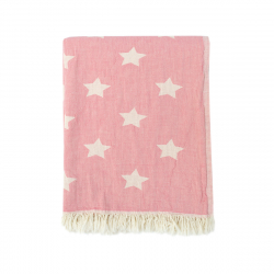 Плед-накидка Barine - Stars Throw pembe розовый 130*170, , 4