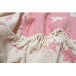 Плед-накидка Barine - Stars Throw pembe розовый 130*170, , 5