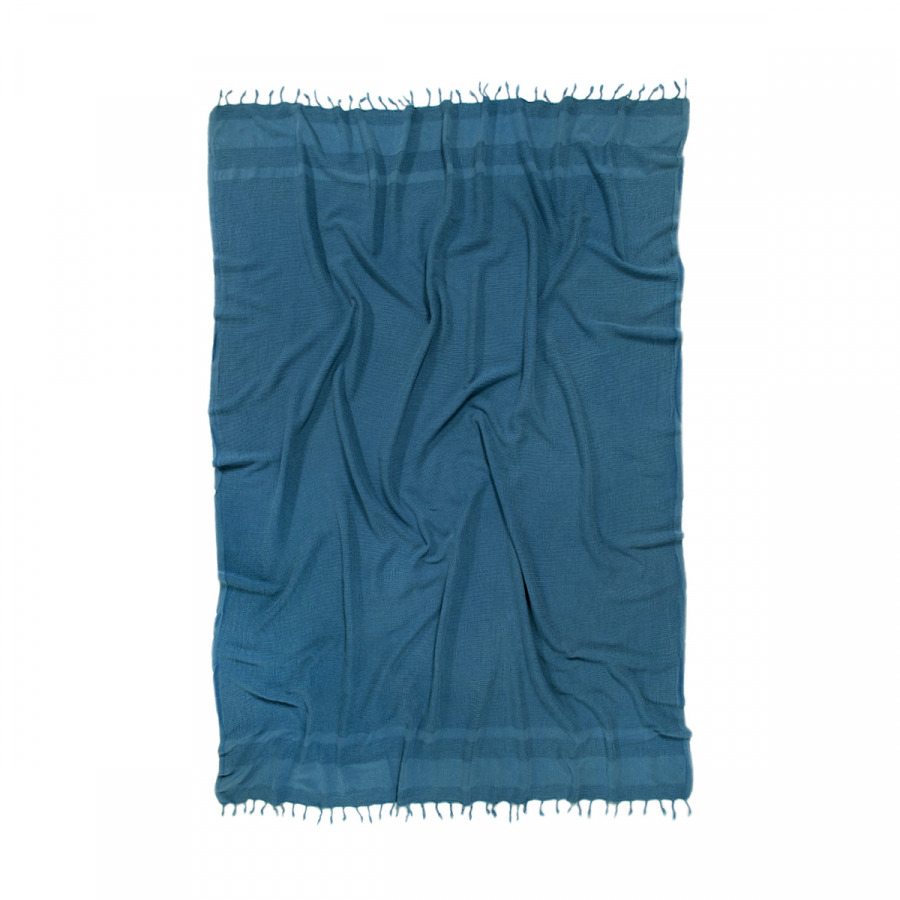 Плед-накидка Barine - Stone Throw petrol 140*170