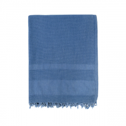 Плед-накидка Barine - Stone Throw denim синий 140*170, , 3