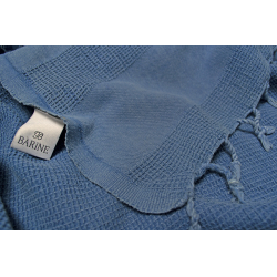 Плед-накидка Barine - Stone Throw denim синий 140*170, , 4