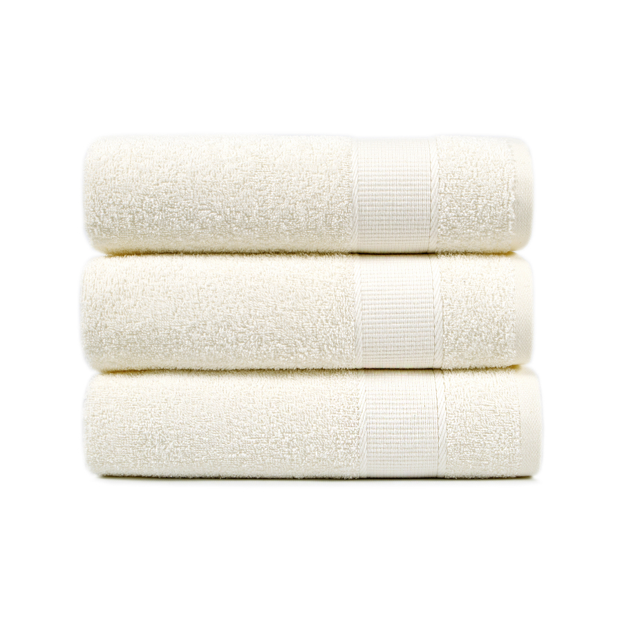 Полотенце махровое Lotus Home - Dena krem кремовый 50*90