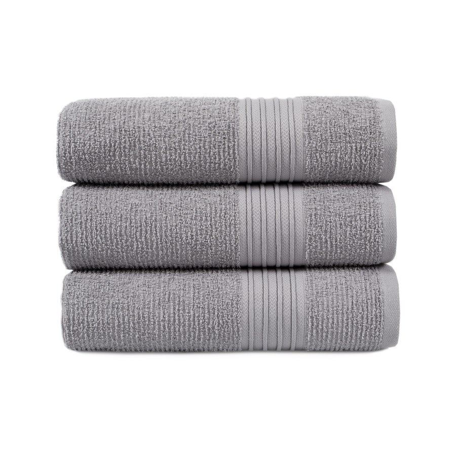 Полотенце махровое Lotus Home - Ammi gri серый 50*90