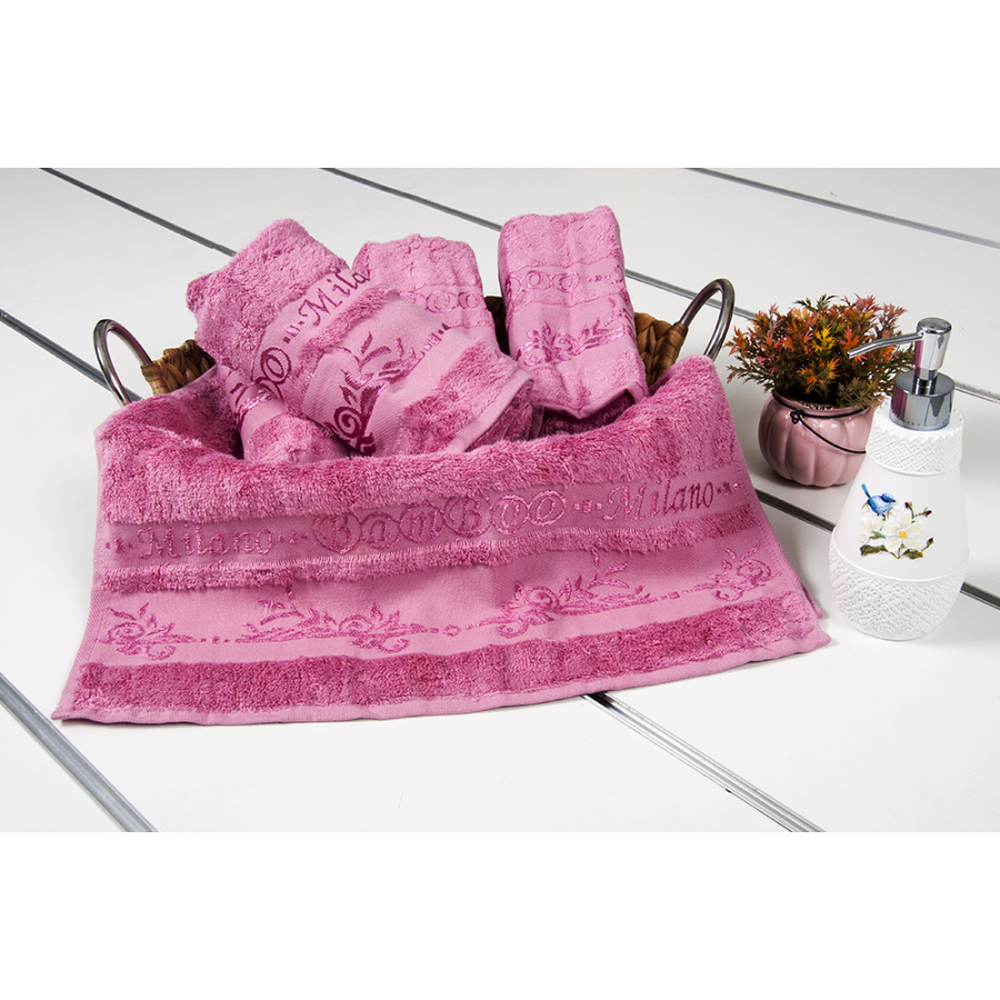 Полотенце Romeo Soft - Bamboo Milano розовый 50*90