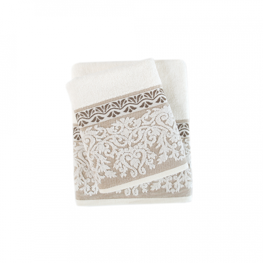 Полотенце Irya Jakarli - Vanessa ekru молочный 70*130