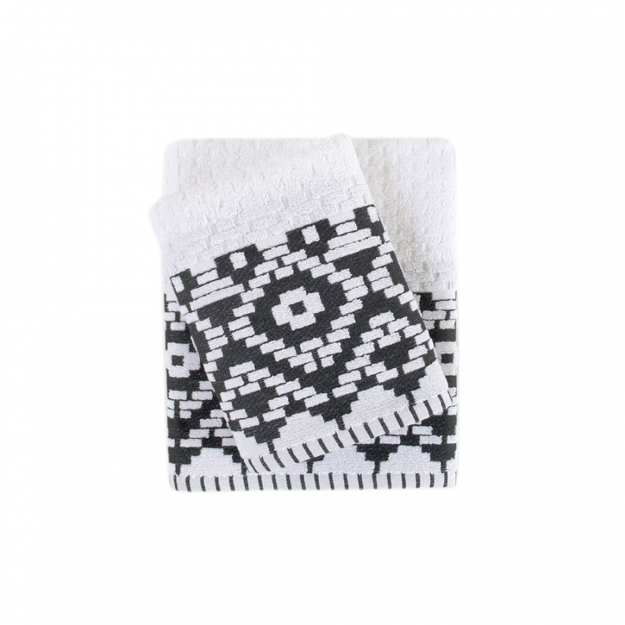 Полотенце Irya Jakarli - New Wall beyaz белый 70*130