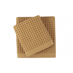 Полотенце Lotus Home - Waffle mustard горчичный 50*90, , 3