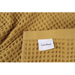 Полотенце Lotus Home - Waffle mustard горчичный 70*140, , 5