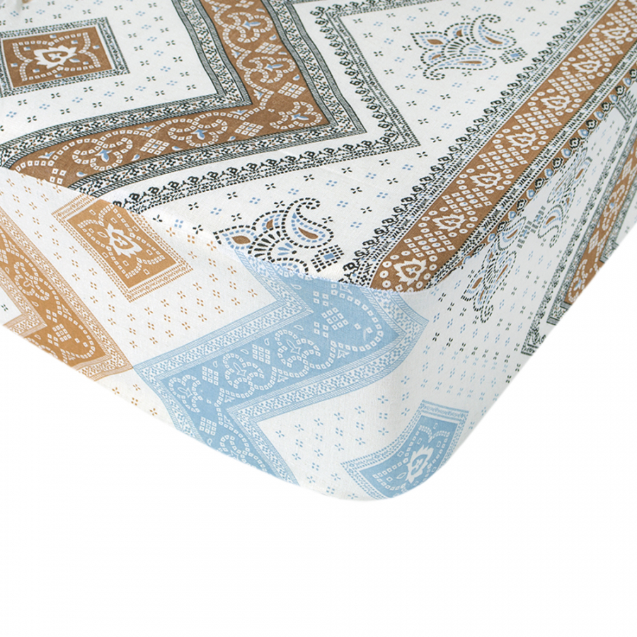 Простынь Iris Home ранфорс - Dortha 160*200+25 на резинке