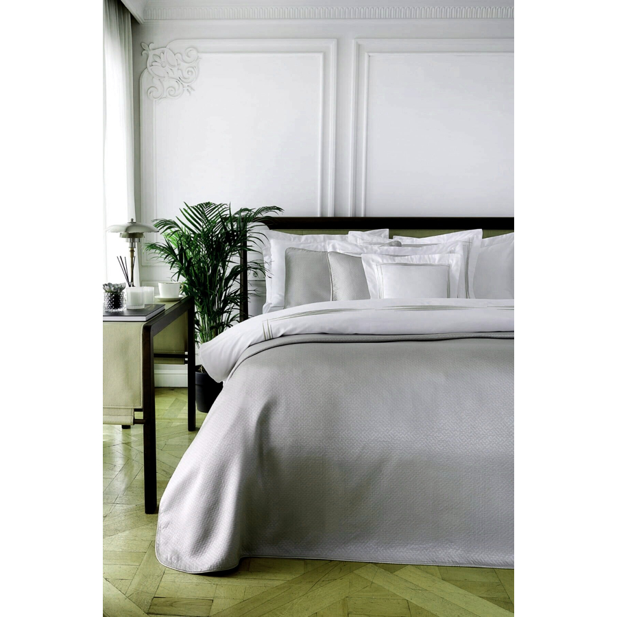 Постельное белье MieCasa сатин - Beverly antrasit-gri антрацит-серый евро