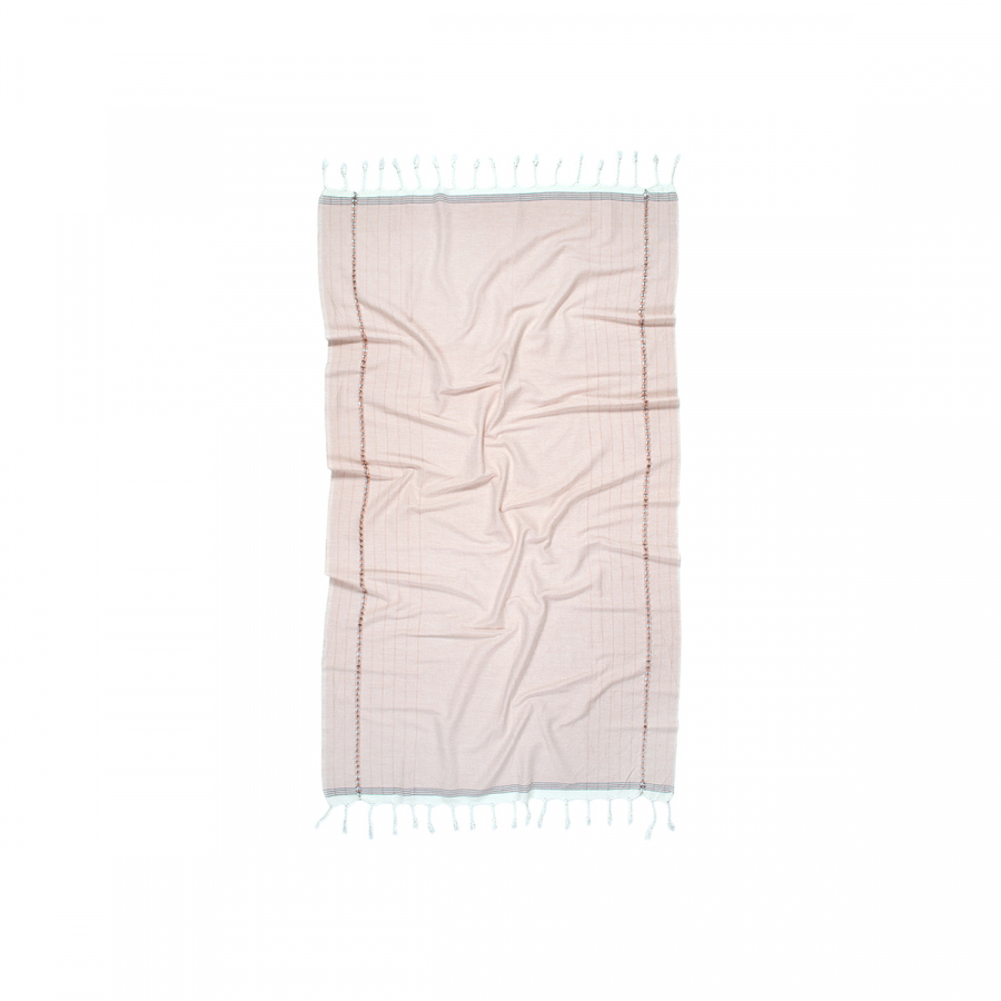 Полотенце Irya Pestemal - Carmen pudra пудровый 90*170