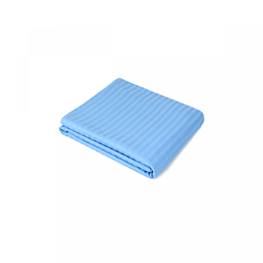 Пододеяльник Lotus Отель - Сатин Страйп 1*1 голубой Турция 200*220