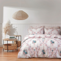 Постельное белье Iris Home Ranforce - Flavor розовый семейный , , 2