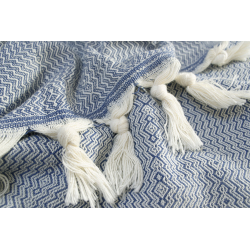 Покрывало Barine - Stream Throw Denim 135*180 синий, , 4