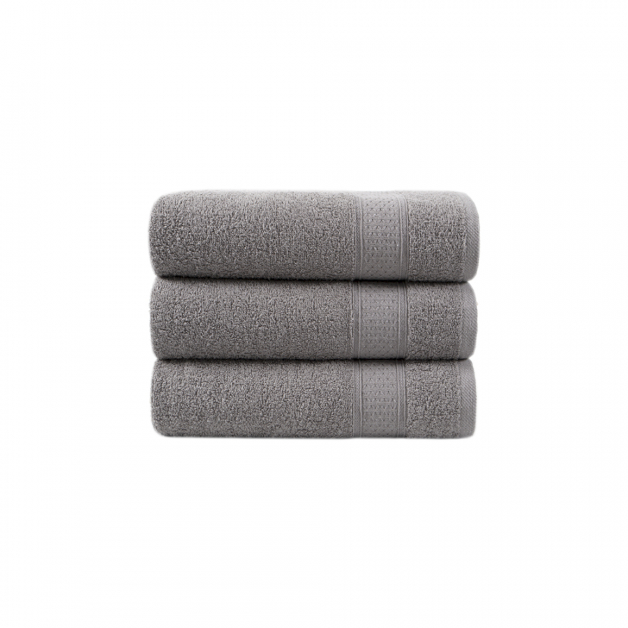 Полотенце Karaca Home - Diele gri серый 50*90