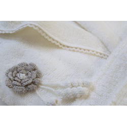 Халат махровый Irya - Labelle ekru молочный L/XL, , 3