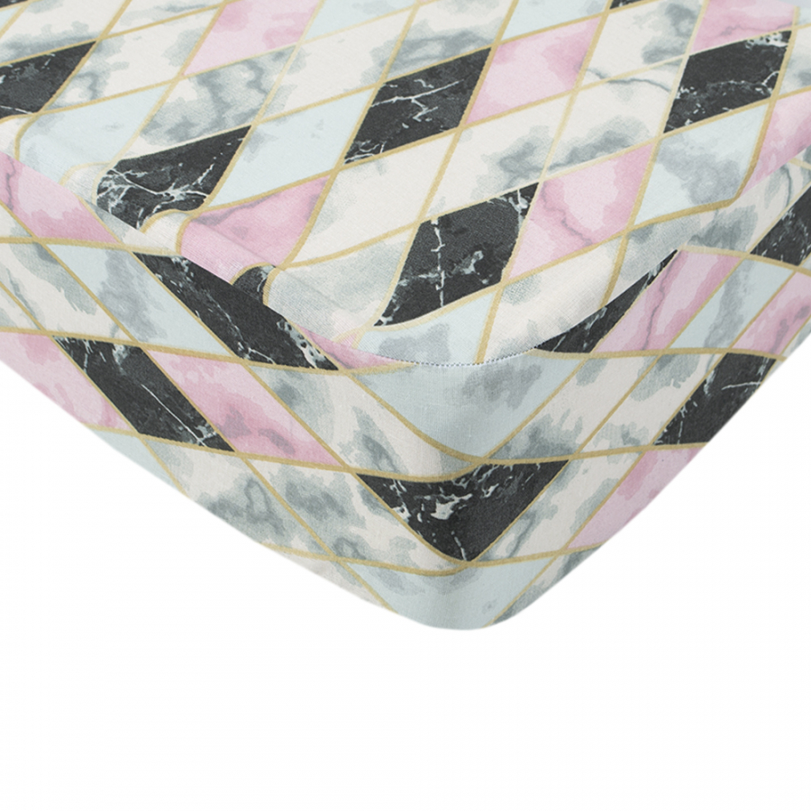 Простынь Iris Home ранфорс - Jally 140*200+25 на резинке