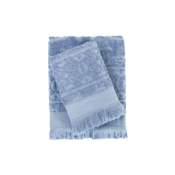 Полотенце Tac Royal Bamboo Jacquard - S. Mavi 50*90, , 3