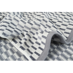 Полотенце Tac - Mila серое 70*140, , 4