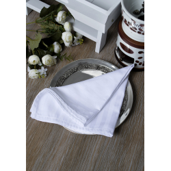 Набор столовых салфеток Iris Home - Белый сатин страйп 1*1 50*50 (6 шт), , 4