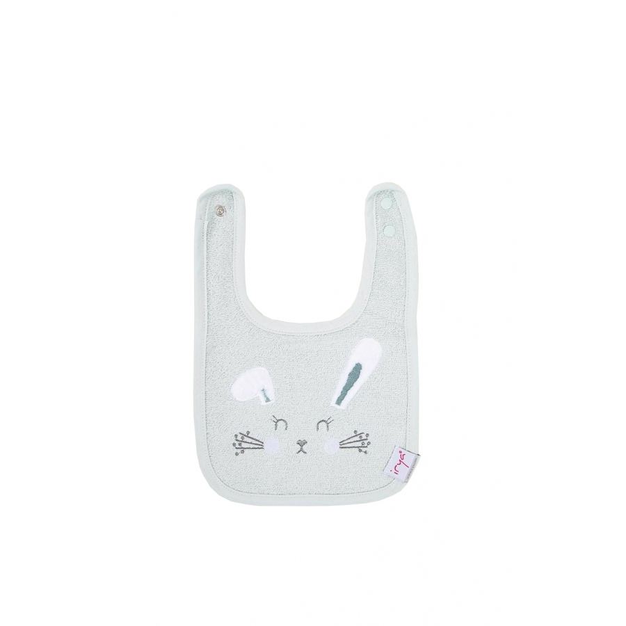 Детский нагрудник Irya - Bunny mint ментоловый