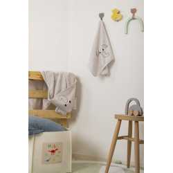 Полотенце детское Irya - Jumbo a.gri 50*75 светло-серый, , 5