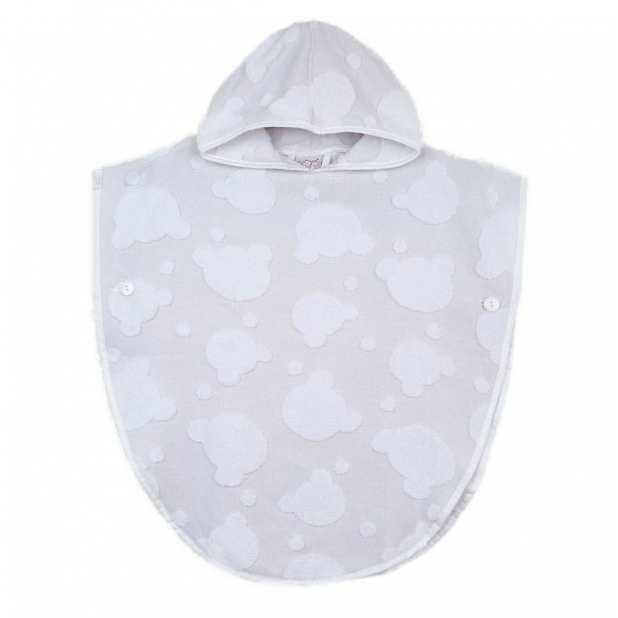 Пончо детское Irya - Bear gri Pancosu серый