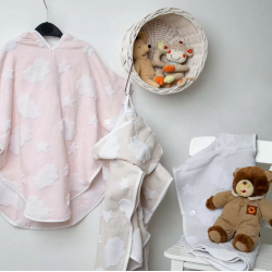 Пончо детское Irya - New Cloud bej Pancosu бежевый, , 3