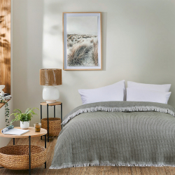 Покрывало Lotus Home - Retimna khaki хаки 220*240, , 2