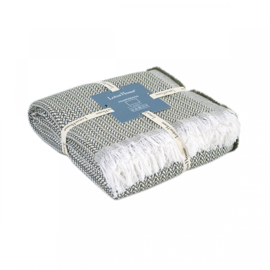 Покрывало Lotus Home - Retimna khaki хаки 220*240