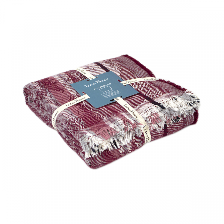 Покрывало Lotus Home - Livina bordo бордовый 220*240