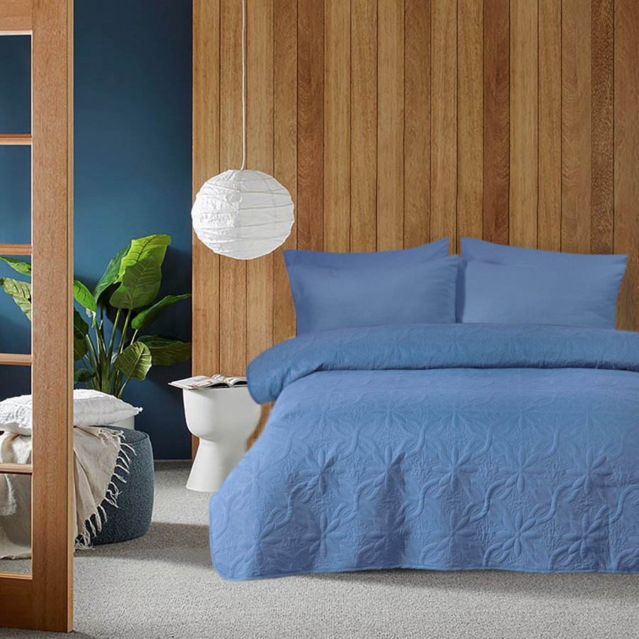 Покрывало Lotus Broadway - Basic синий 200*220