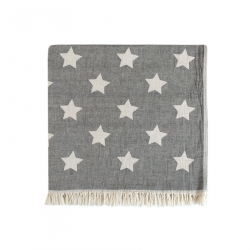 Полотенце Lotus Home Pestemal - Star 90*160 black черный, , 2