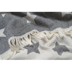 Полотенце Lotus Home Pestemal - Star 90*160 black черный, , 4