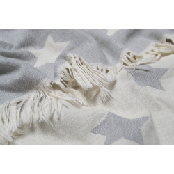 Полотенце Lotus Home Pestemal - Star 90*160 grey серый, , 4