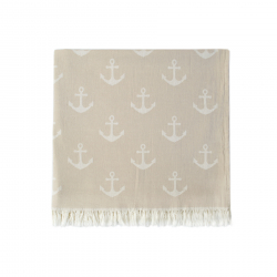 Полотенце Lotus Home Pestemal - Anchor 90*160 beige бежевый, , 2
