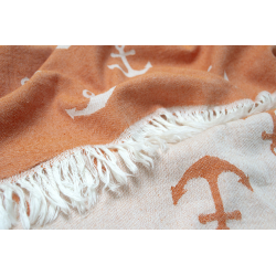 Полотенце Lotus Home Pestemal - Anchor 90*160 orange оранжевый, , 4